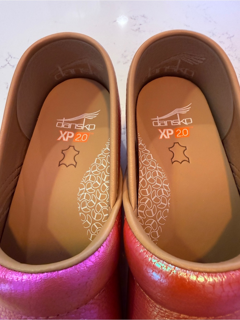 Dansko Professional XP 2.0 clogs iridescent pink leather 39 8.5 - Picture 4 of 10